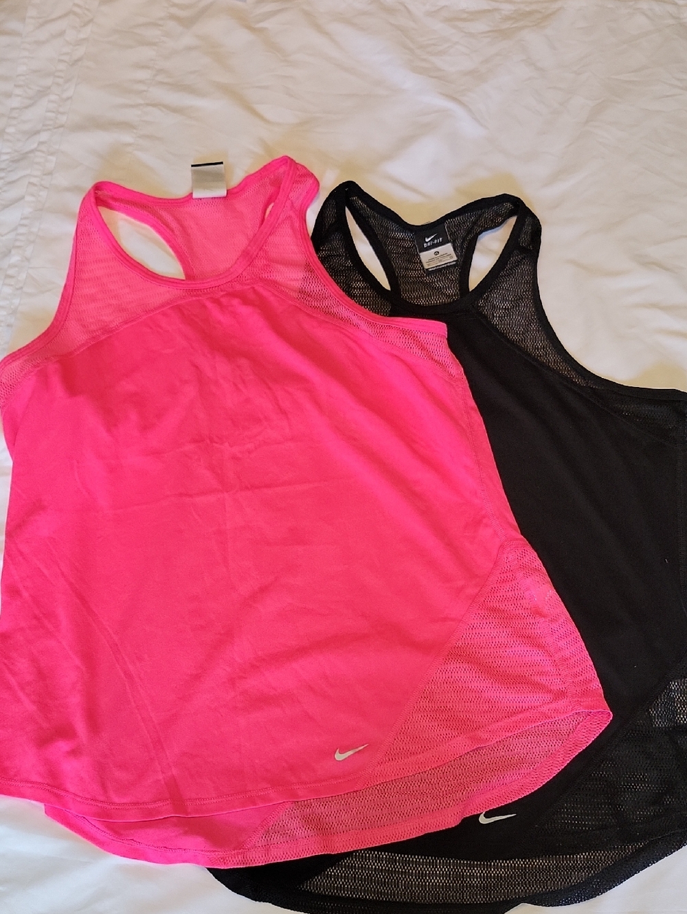 Nike Women’s Racerback Tank Top - Hot Pink & Black